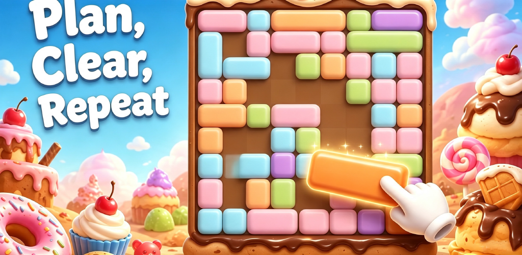 Dessert:Block Dash gameplay preview